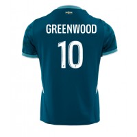 Maglia Calcio Olympique de Marseille Mason Greenwood #10 Seconda Divisa 2024-25 Manica Corta